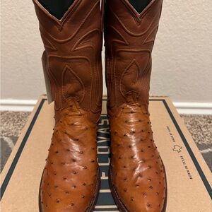Men's Tecovas boots ( Wyatt  pecan ostrich)